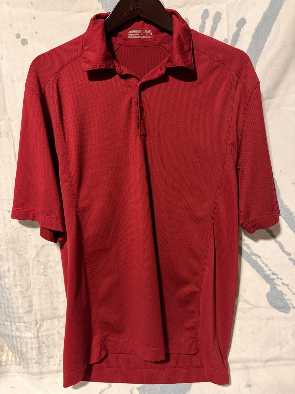 Nike Golf FITDRY Men's Crimson Red Polo Shirt